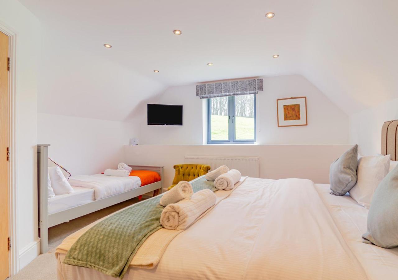 Apartmán Usk Barn Llanbadoc Exteriér fotografie